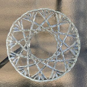 Mikasa Roxborough Made in Germany Crystal Serving Platter 12.5"